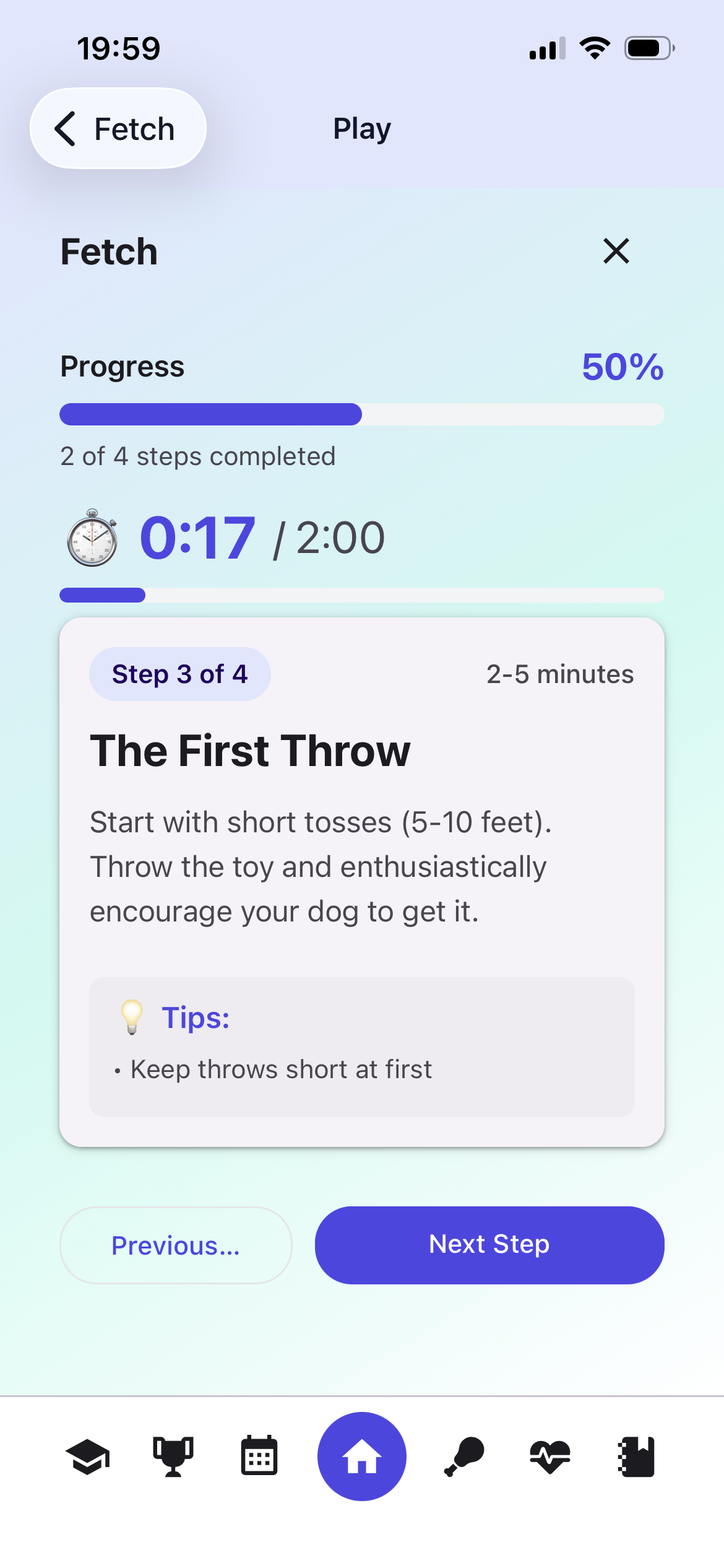 Interactive Fetch game