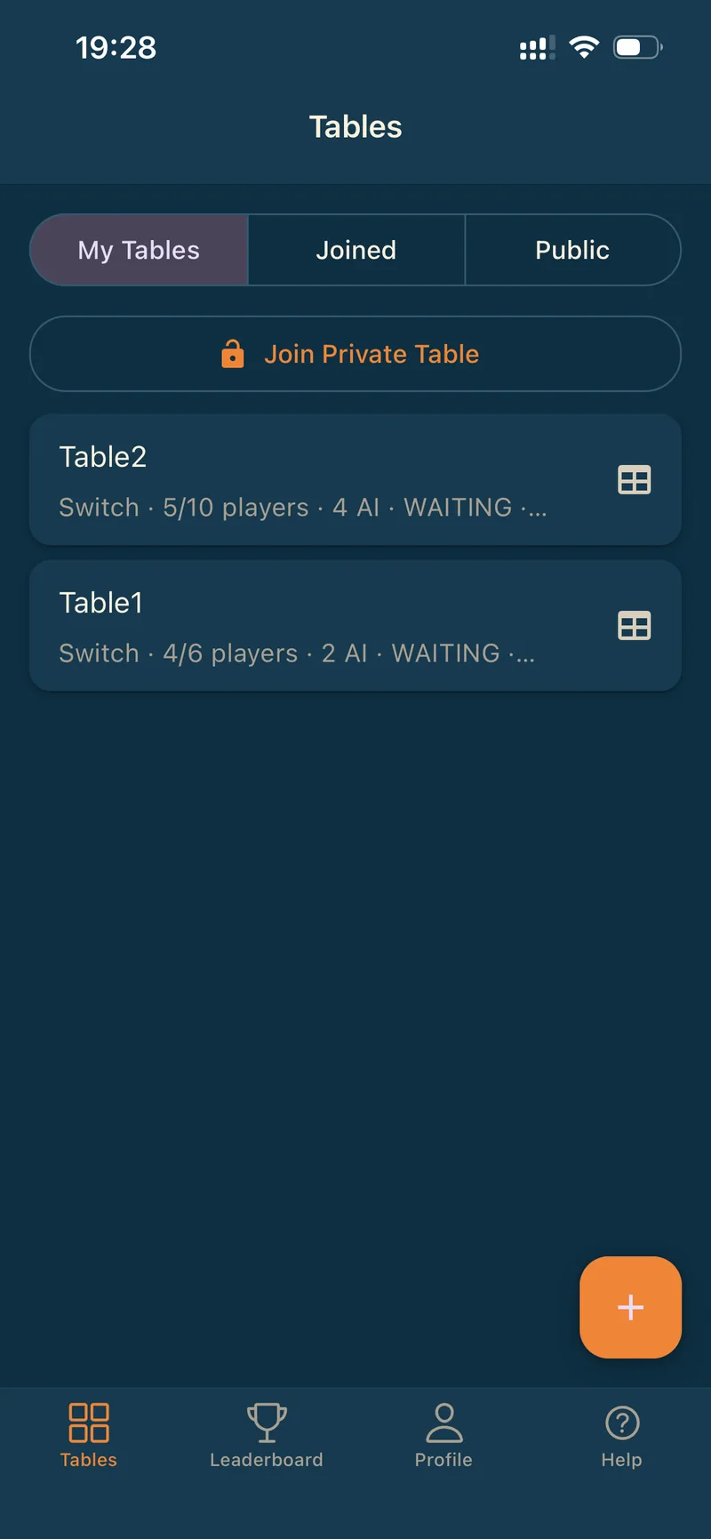 The Piece of Cake table browser
